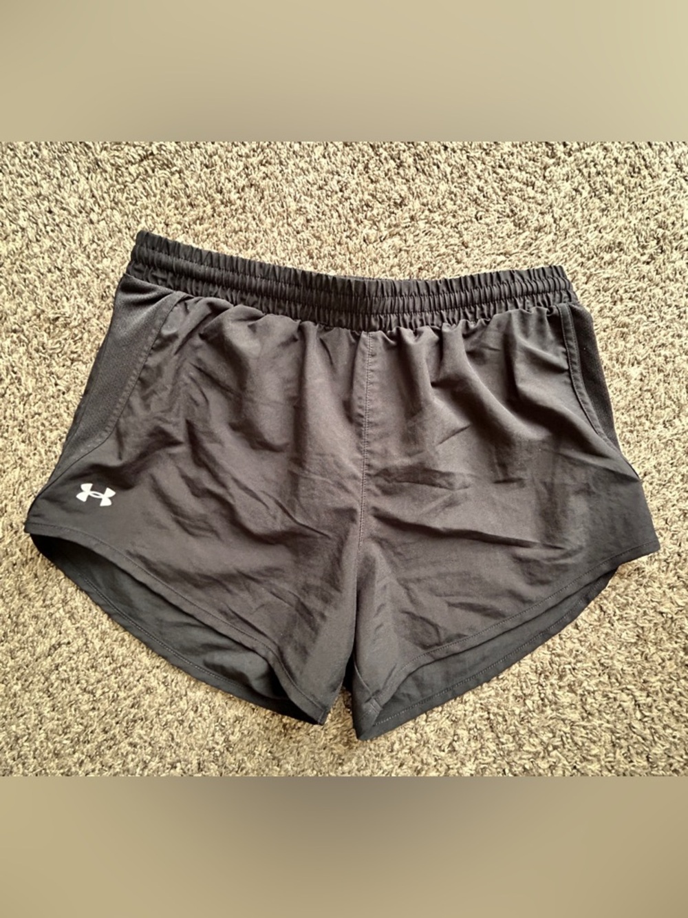 Under Armour Black Women's Athletic Shorts with Elastic Waist